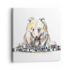 Canvas picture - How Can You Live like That? - 30x30 cm