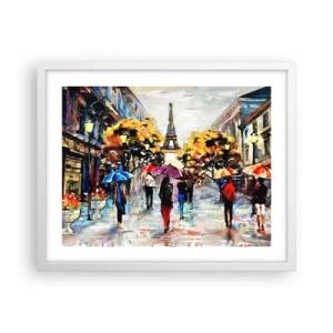 Poster in white frmae - Especially Beautiful in Autumn - 50x40 cm