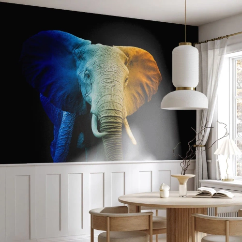 Self-Adhesive Photo Wallpaper Deluxe Sticker - Eccentric, Not a Weirdo - Abstraction, Elephant, Animals - 300x210 cm