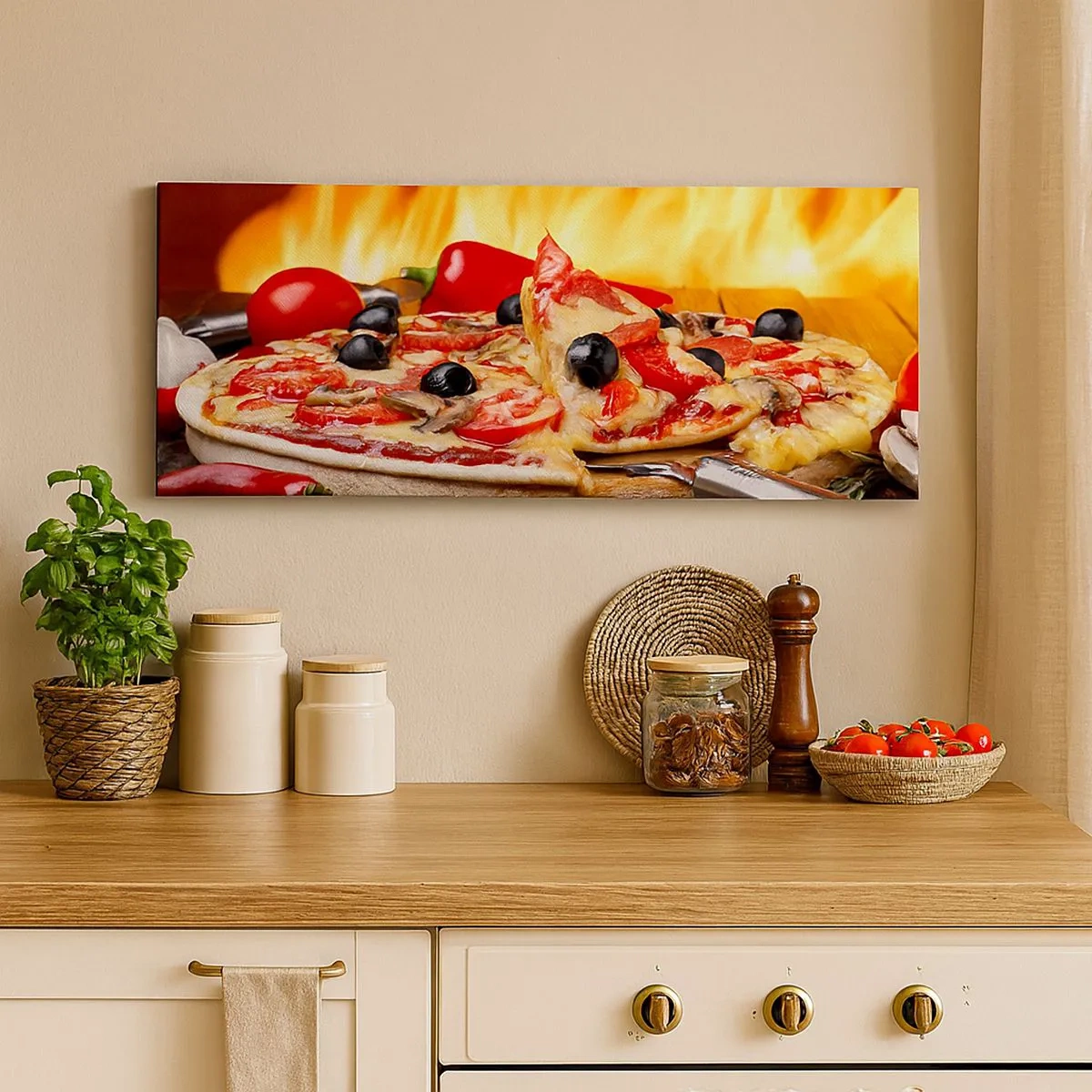 Canvas picture - From Italy with Love - 100x40 cm