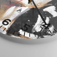 Clock face with numbers