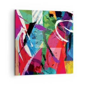 Canvas picture - Fast, Vividly and Jamming - 50x50 cm