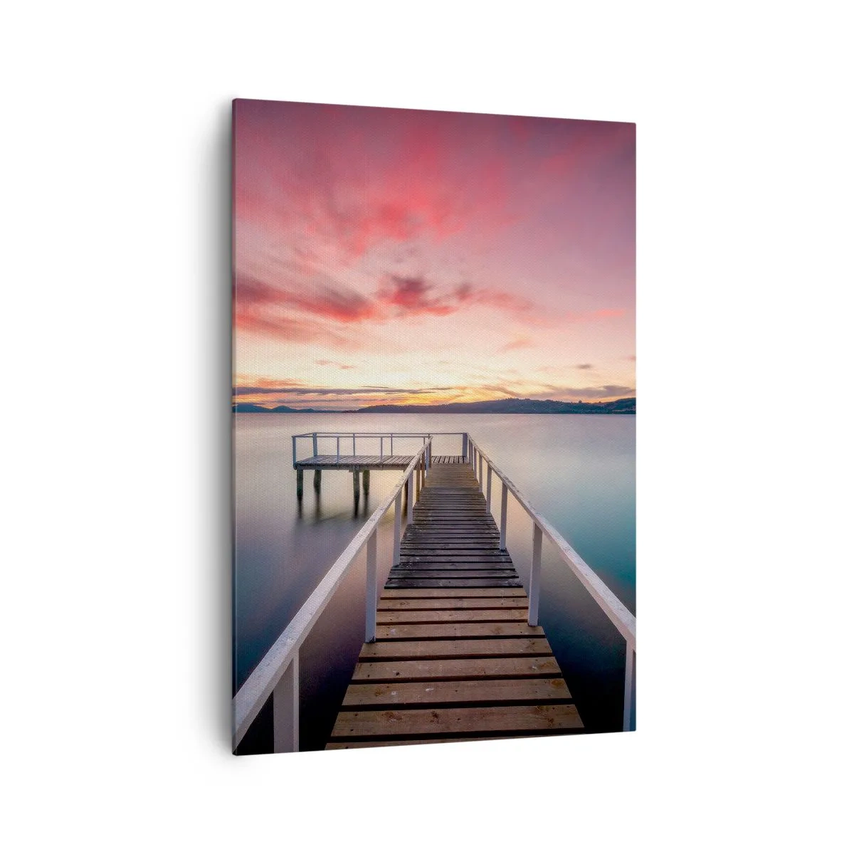 Canvas picture - Mild Flame of an Evening - 70x100 cm