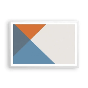 Poster in white frmae - At an Angle… - 91x61 cm