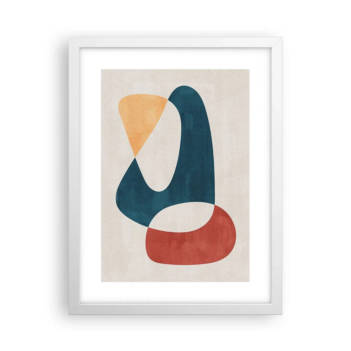 Poster in white frmae - Influences and Metamorphoses - 30x40 cm