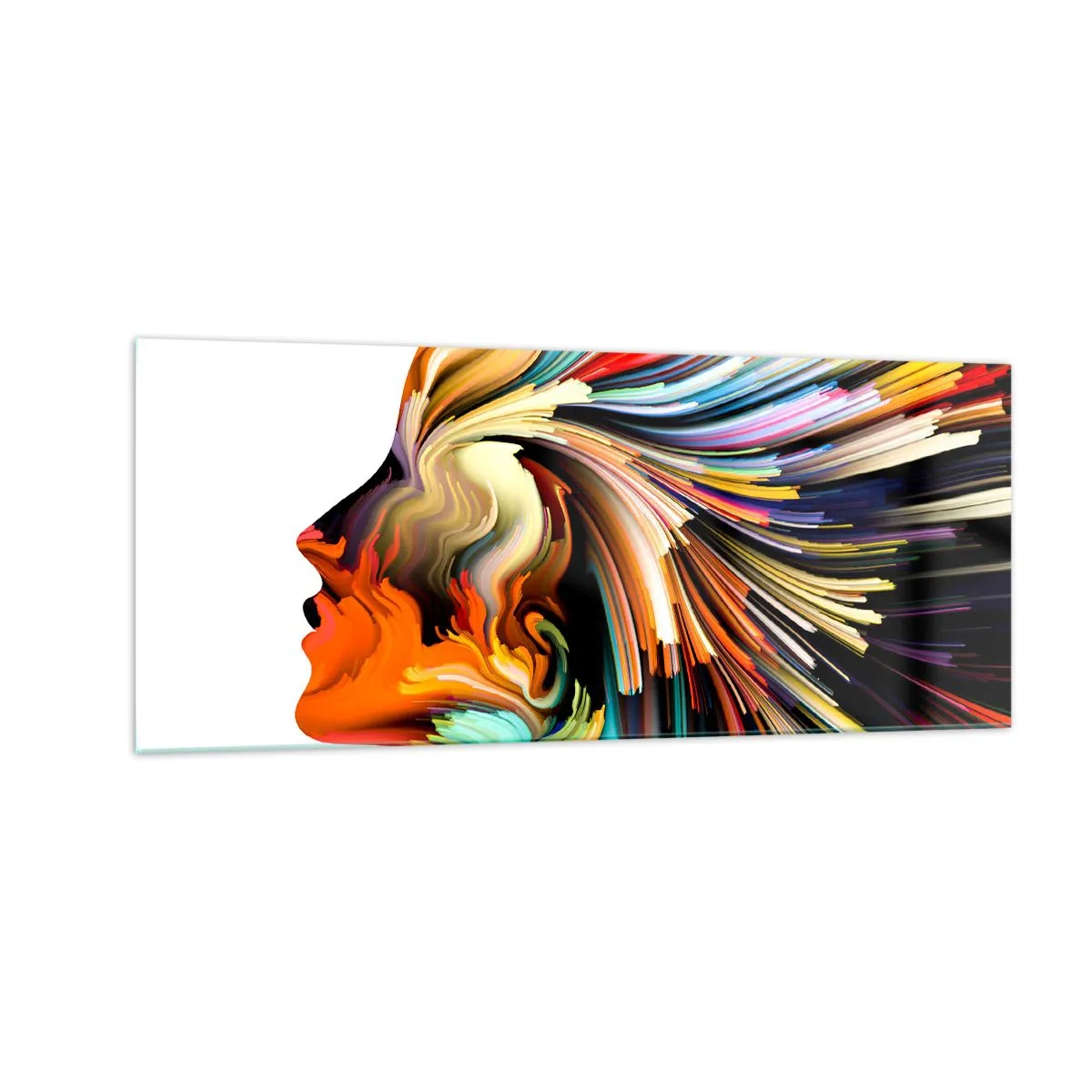 Glass picture - Explosion of Imagination - 100x40 cm