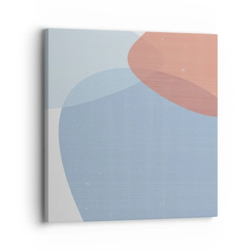 Canvas picture - Pastel Relations - 30x30 cm