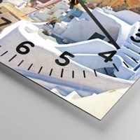 Clock face with numbers