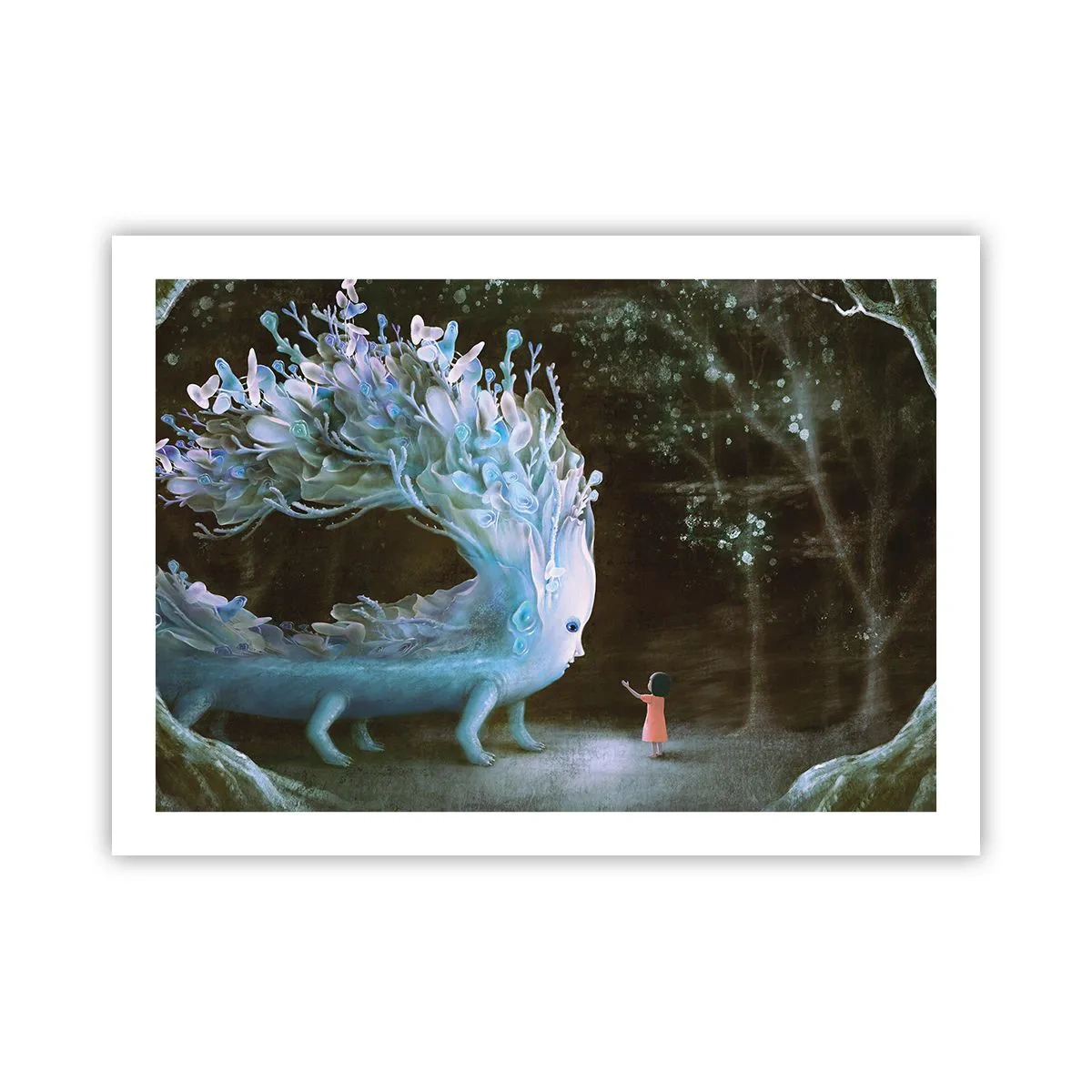 Poster - Fantastic Encounter - 70x50 cm