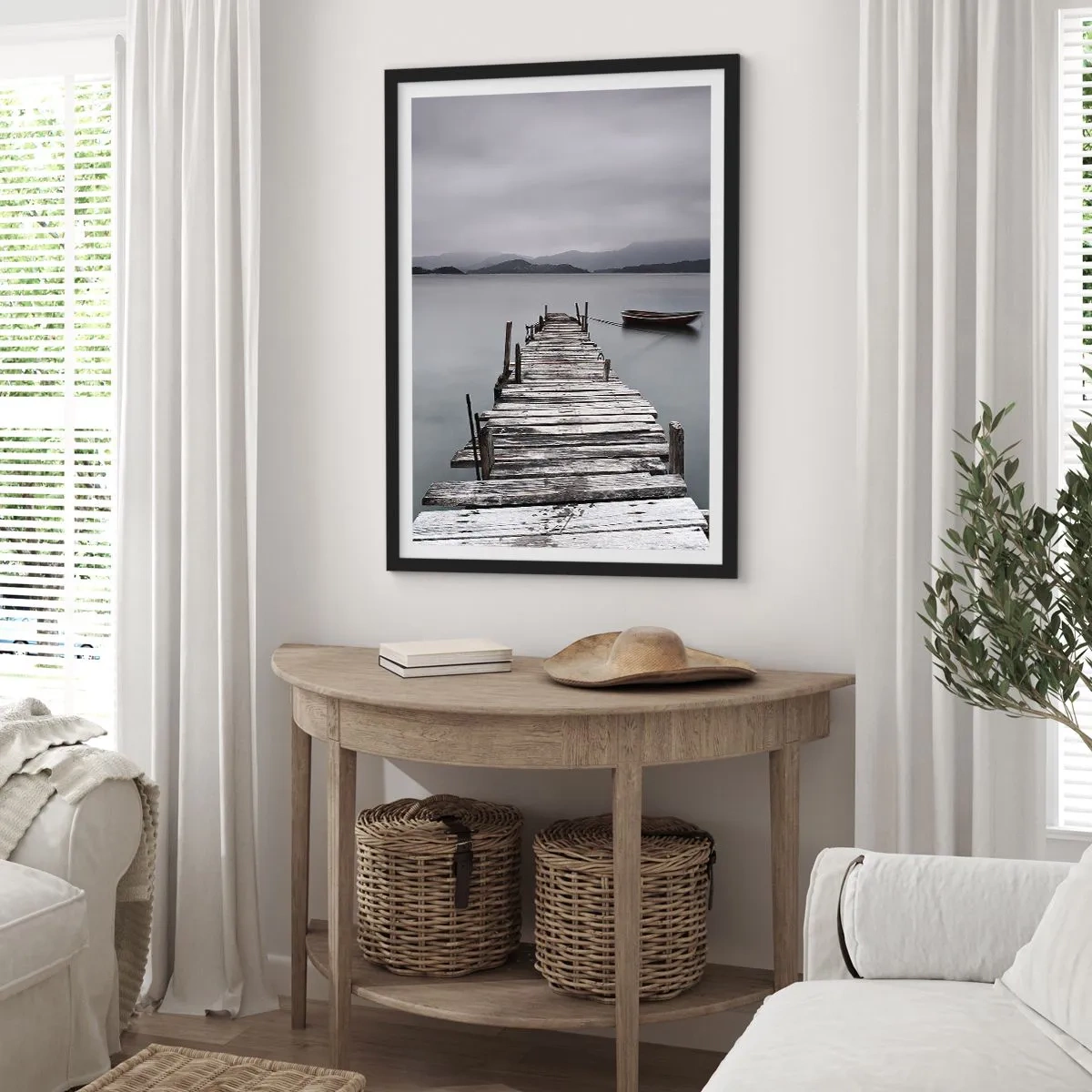 Poster in black frame - Tomorrow You Can Go - 40x50 cm