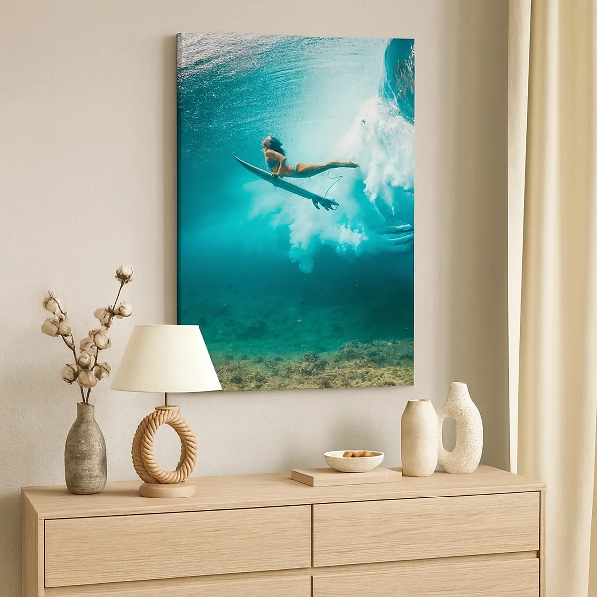 Canvas picture - Undewater World - 50x70 cm