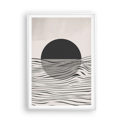 Poster in white frmae - Half Composition - 70x100 cm