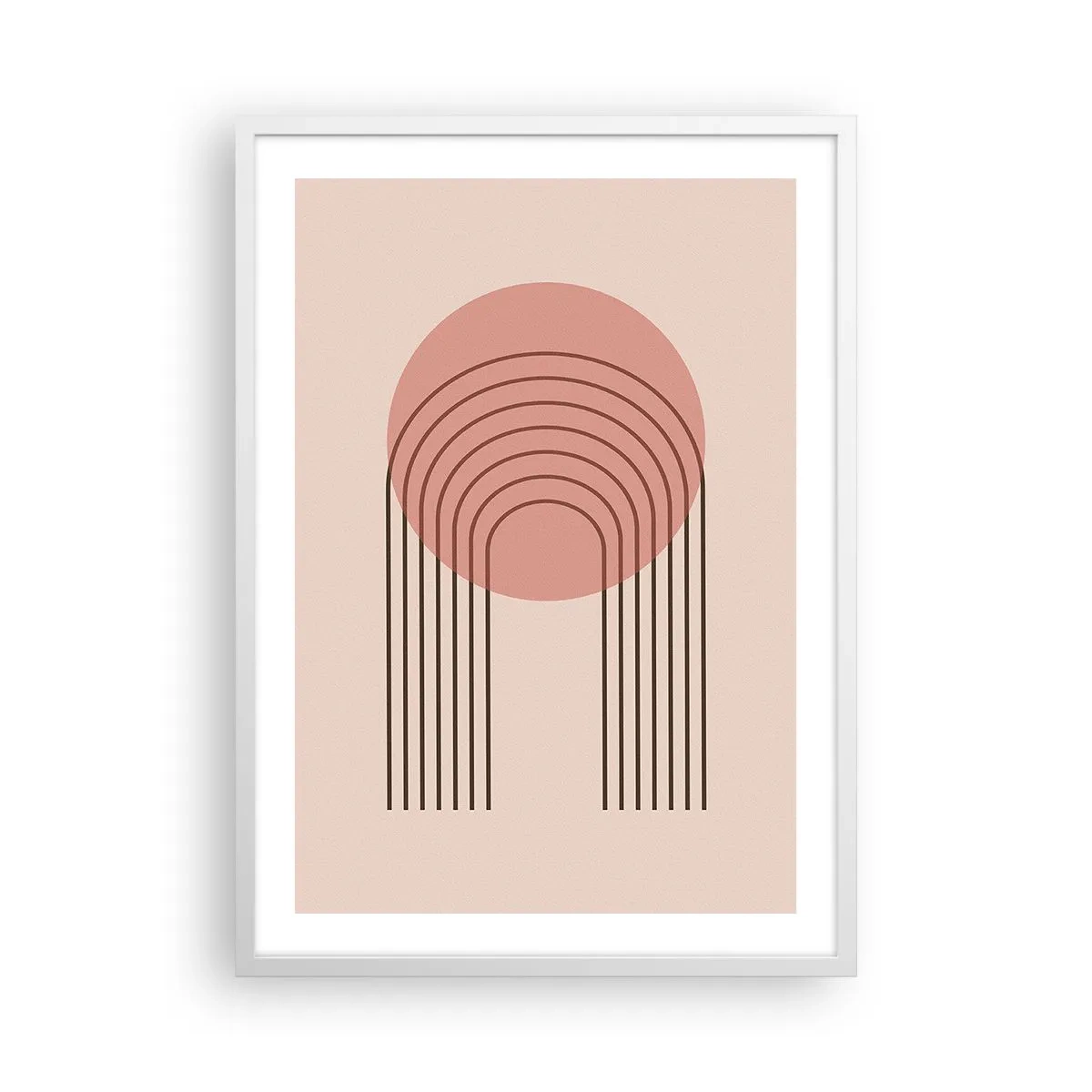 Poster in white frmae - Irresistible Attraction - 50x70 cm