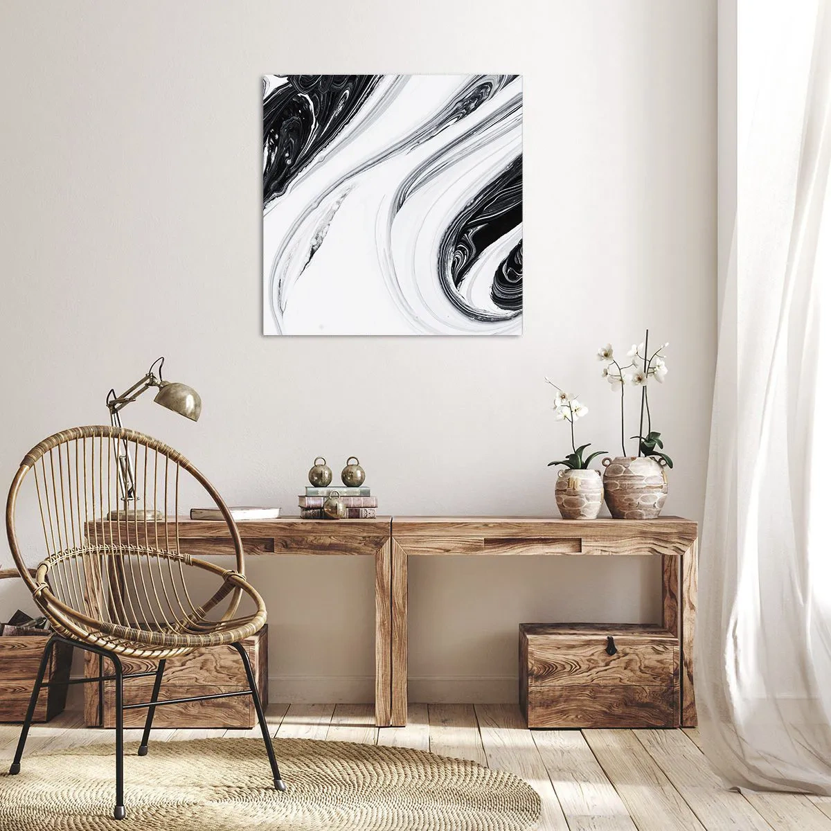 Canvas picture - Connection of Opposites - 50x50 cm