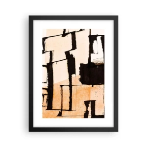 Poster in black frame - Order After All - 30x40 cm