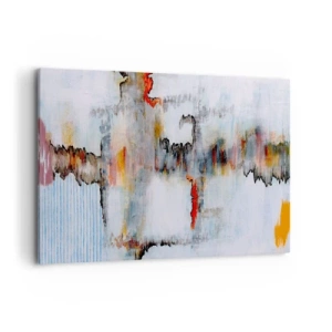 Canvas picture - With a Stick on Water - 100x70 cm