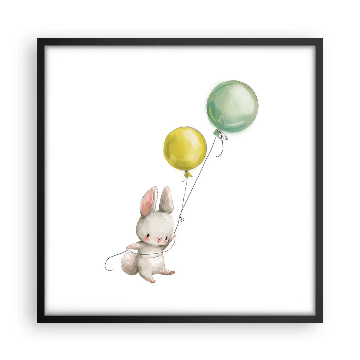 Poster in black frame - I Will Fly Too! - 50x50 cm