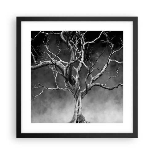 Poster in black frame - Primordial and Sacred - 40x40 cm