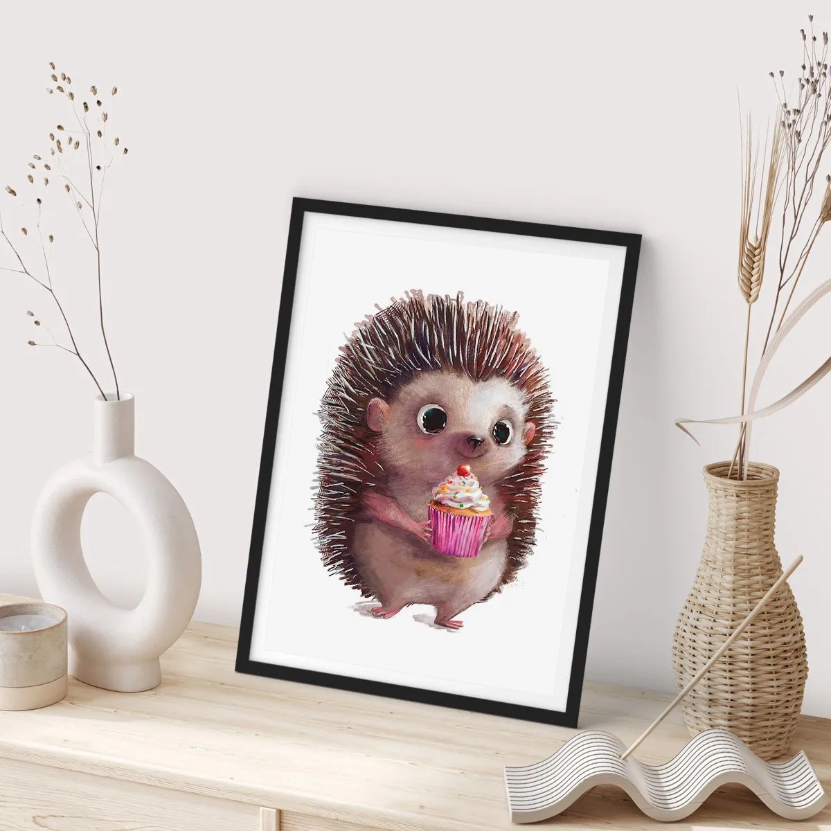 Poster in black frame - Everyday is Holiday - 70x100 cm