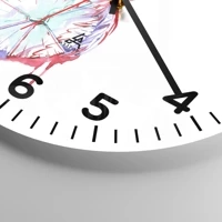 Clock face with numbers