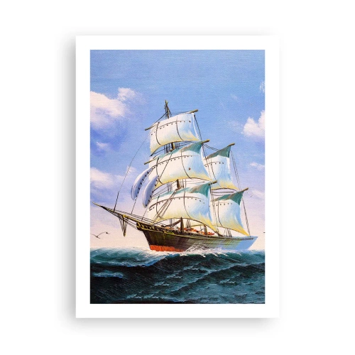 Poster - Proudly with Wind - 50x70 cm