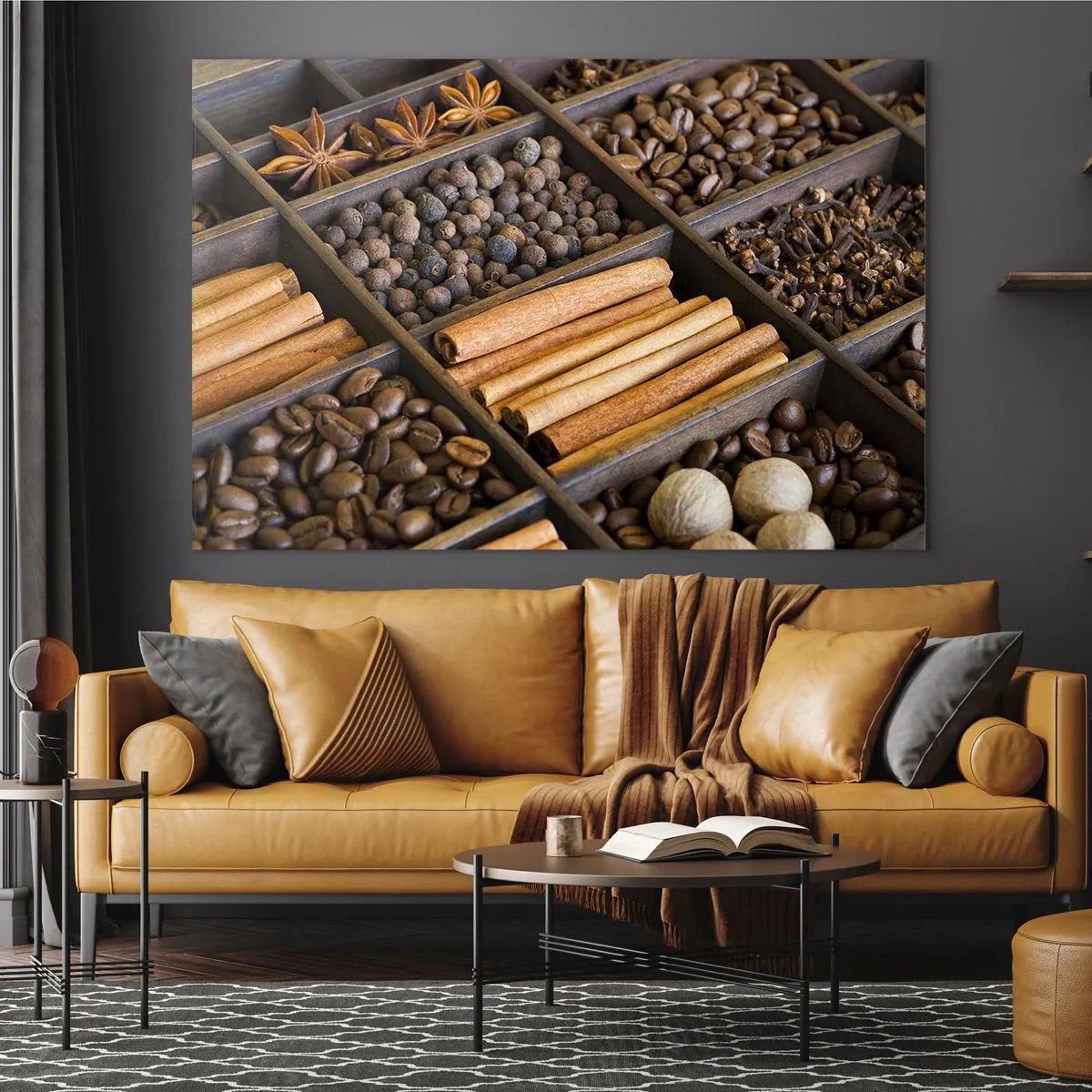 Glass picture - Treasury of Aromas - 120x80 cm