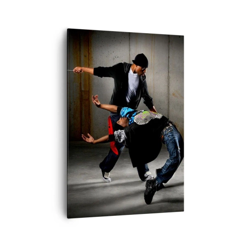 Canvas picture - Dancing with Street Wind - 70x100 cm