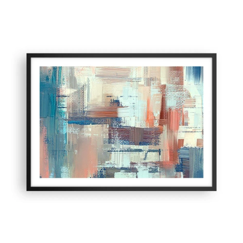 Poster in black frame - Reaching Light - 70x50 cm
