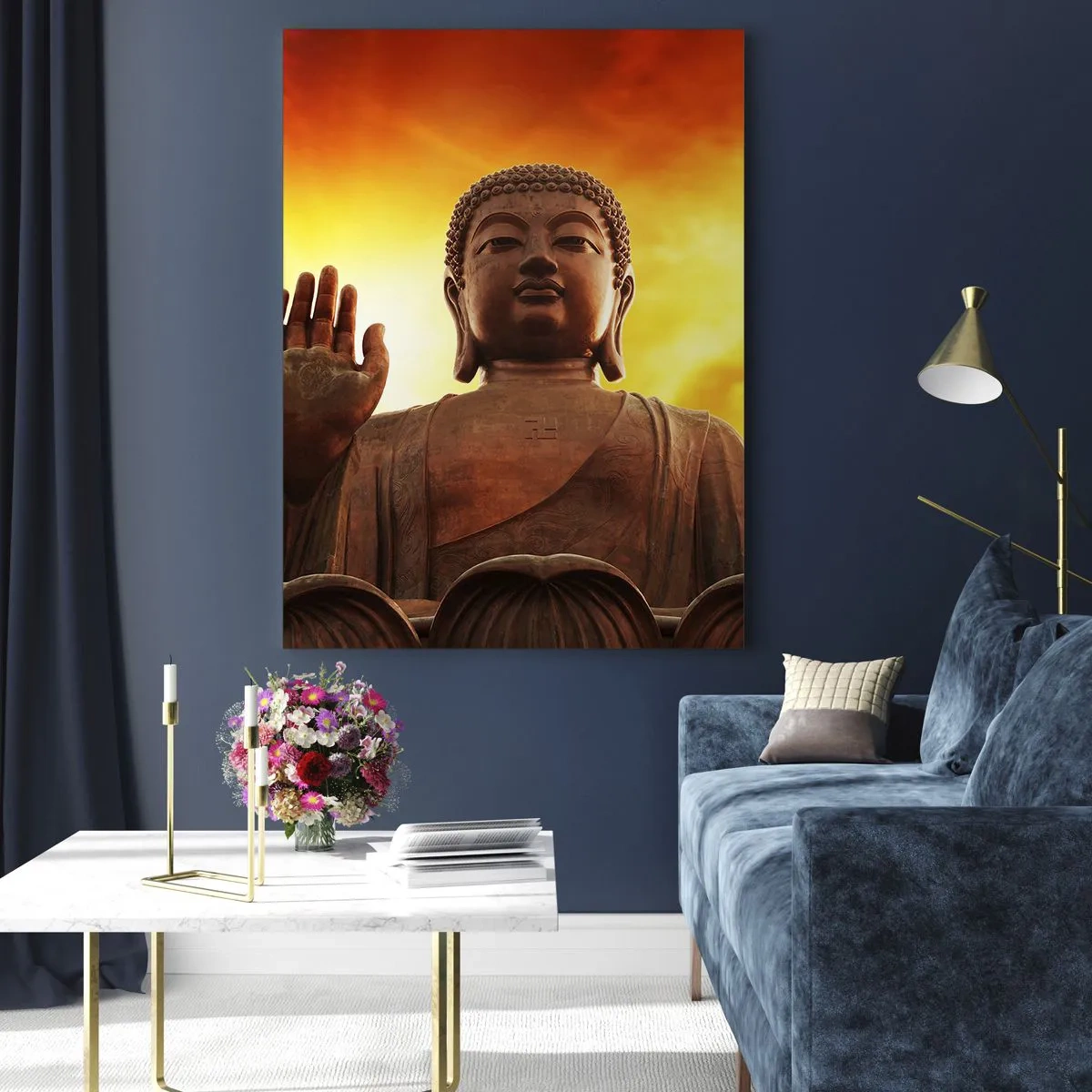 Glass picture - Peace of the World - 70x100 cm