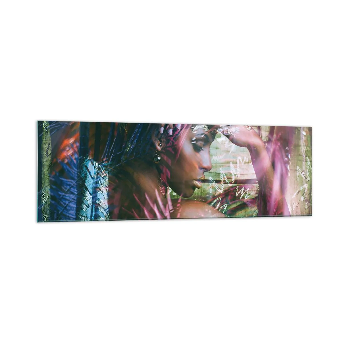 Glass picture - Mother Nature in the Jungle - 160x50 cm