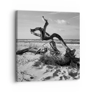 Canvas picture - Seaside Sculpture - 30x30 cm