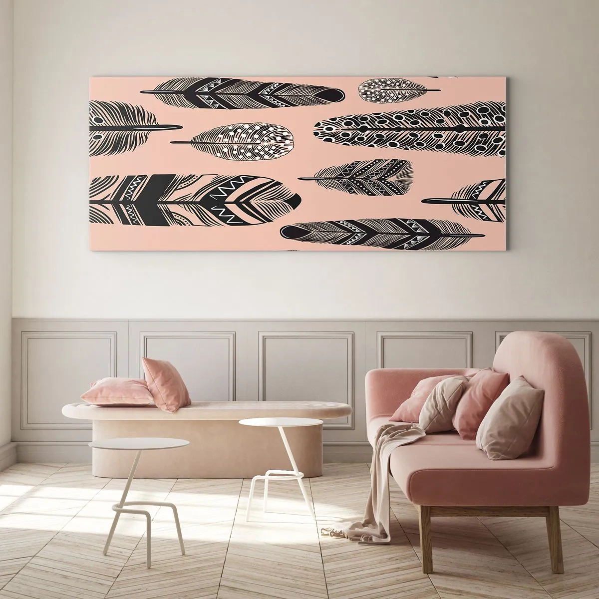 Glass picture - Indian Collection - 160x50 cm