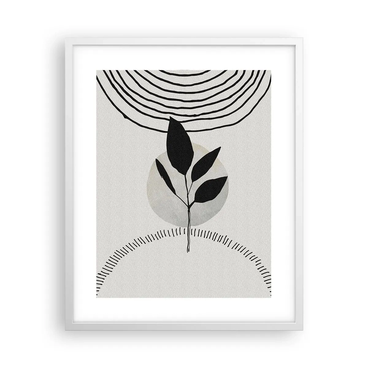 Poster in white frmae - Composition: Rituals of Nature - 40x50 cm