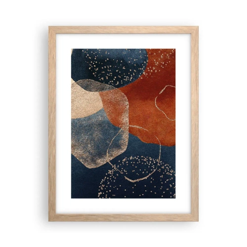 Poster in light oak frame - Lightness of Being - 30x40 cm
