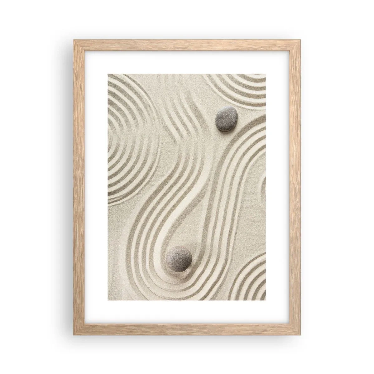 Poster in light oak frame - Touch of Warmth - 30x40 cm