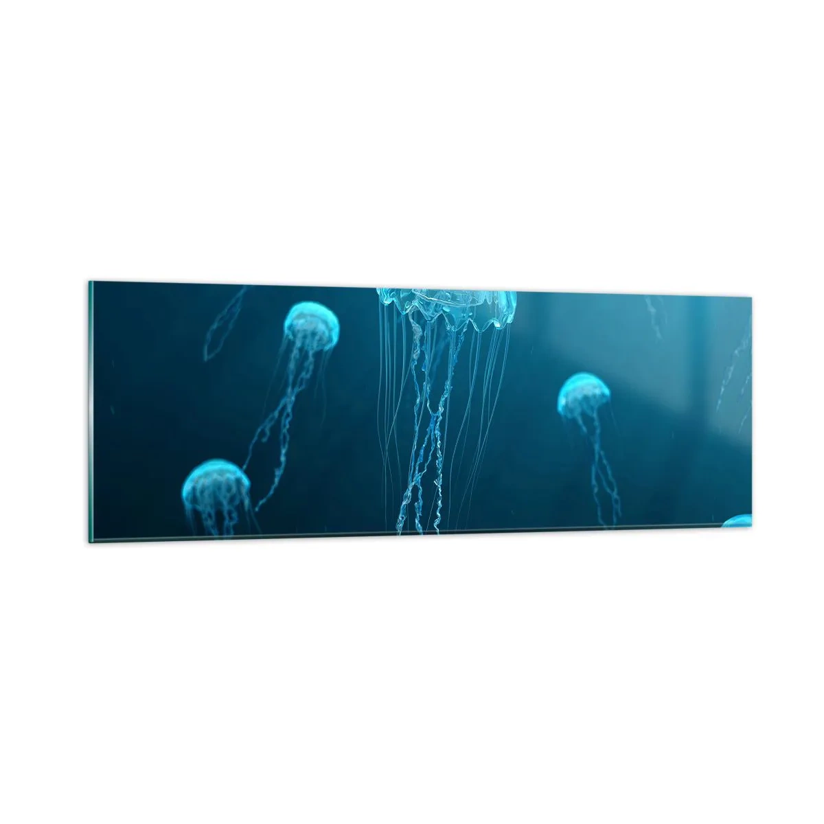Glass picture - Ocean Dance - 90x30 cm