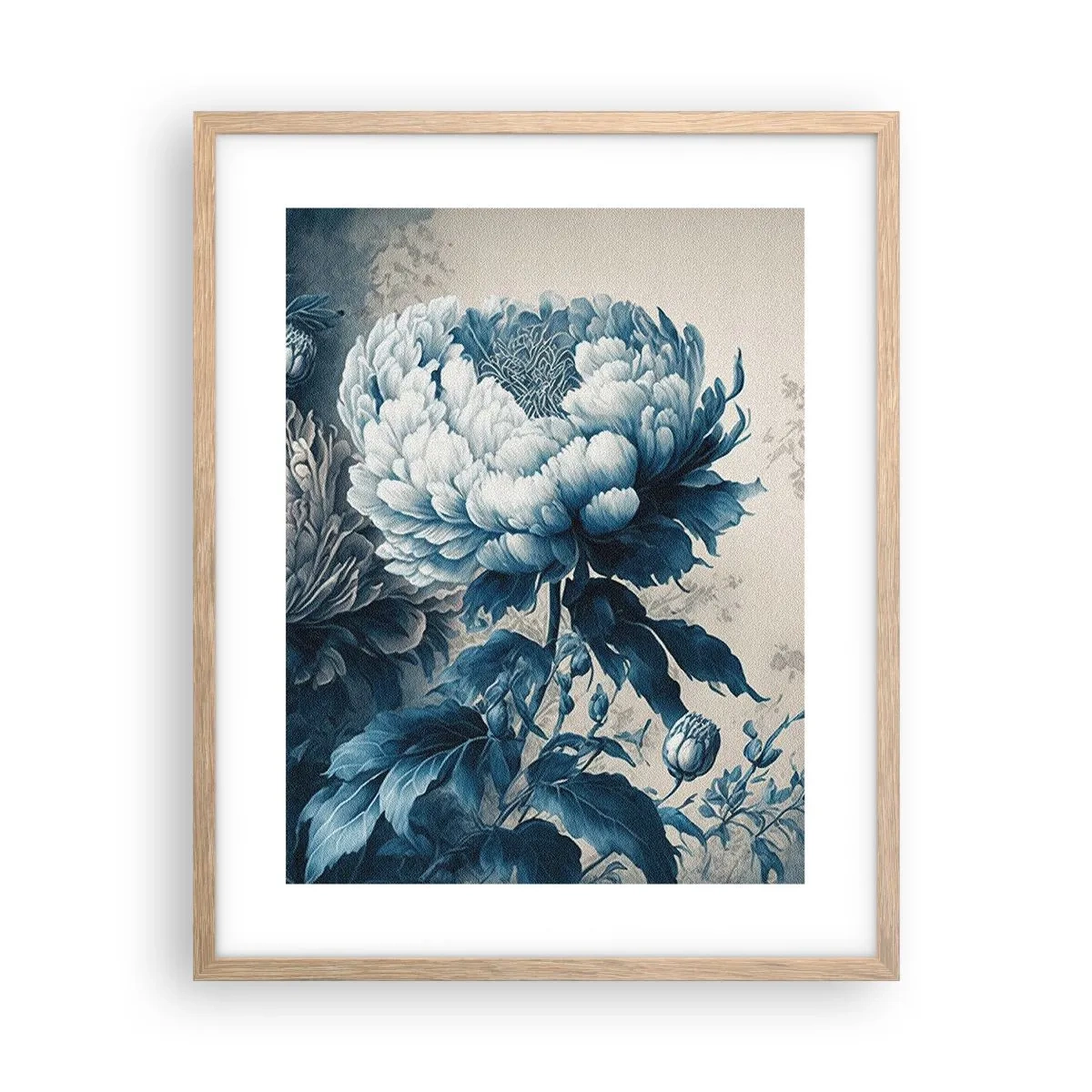 Poster in light oak frame - Matched Couple - 40x50 cm