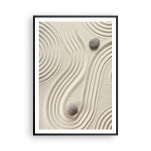 Poster in black frame - Touch of Warmth - 70x100 cm