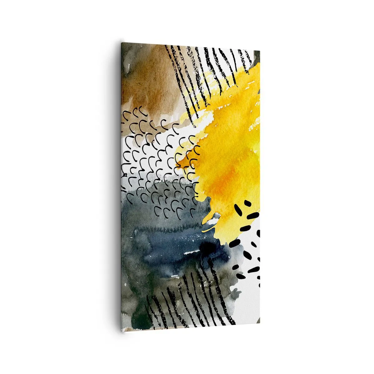 Canvas picture - Meeting of Elements - 65x120 cm