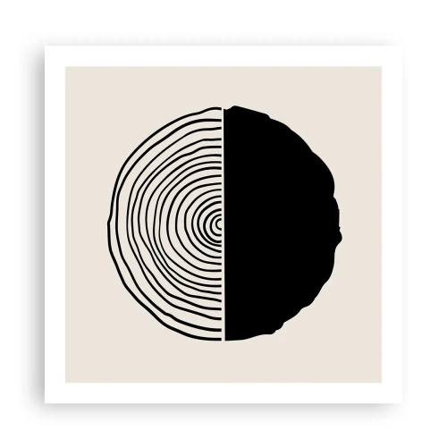 Poster - Half-half - 60x60 cm