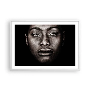 Poster in white frmae - One Tear - 70x50 cm