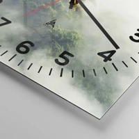 Clock face with numbers