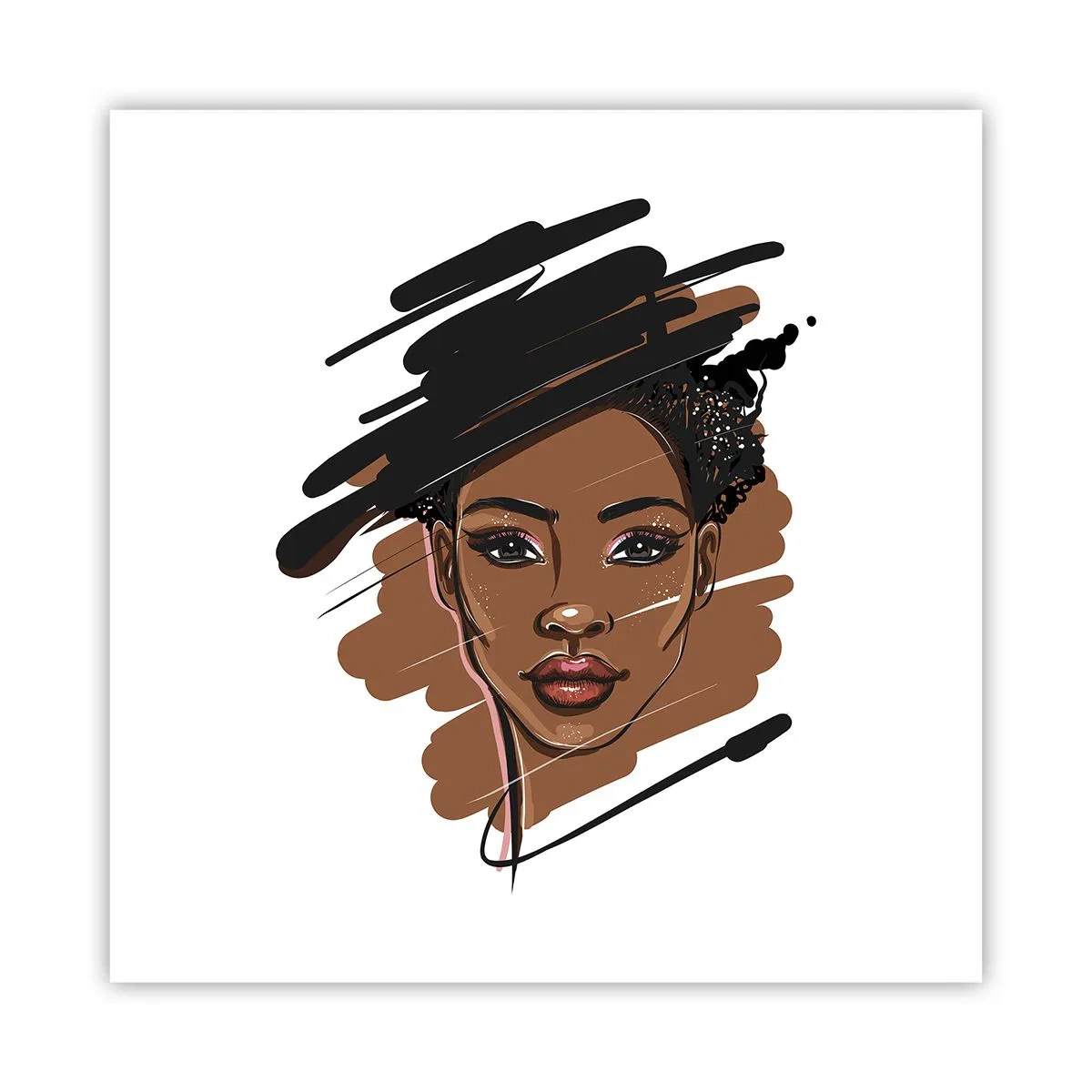 Poster - Sweet Like Chocolate - 60x60 cm