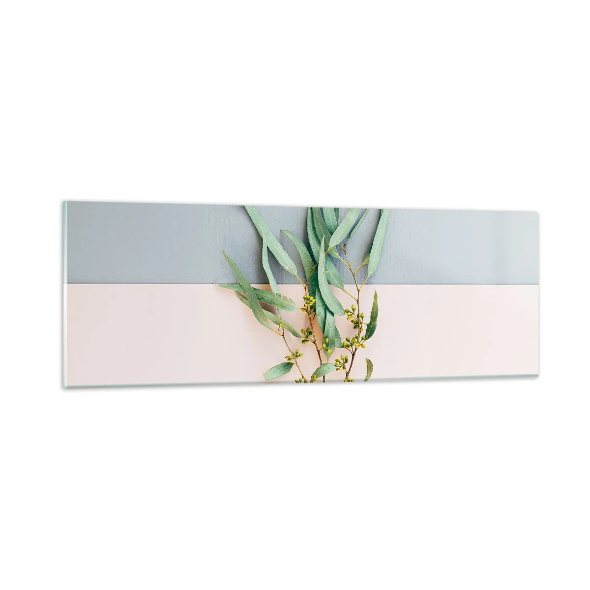 Glass picture - Pastel Subtlety - 90x30 cm