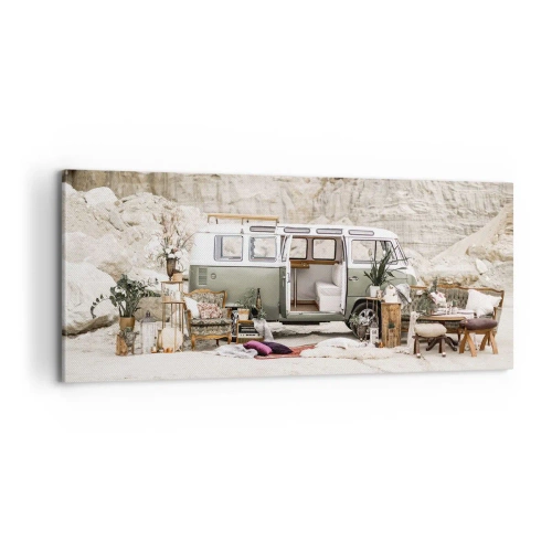 Canvas picture - Time to Start the Trip - 100x40 cm