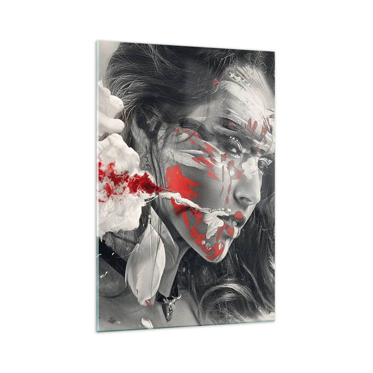 Glass picture - Smoke of Absurdity - 70x100 cm