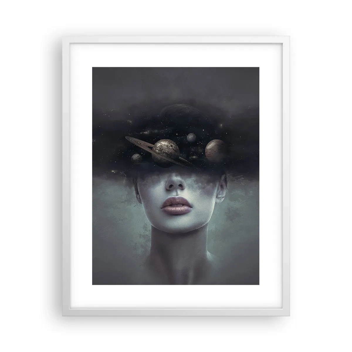 Poster in white frmae - And Planets are Revolving… - 40x50 cm