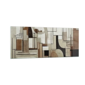 Glass picture - City Landscape 2.0 - 100x40 cm