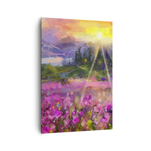 Canvas picture - In a Valley, Looked after by the Sun - 70x100 cm
