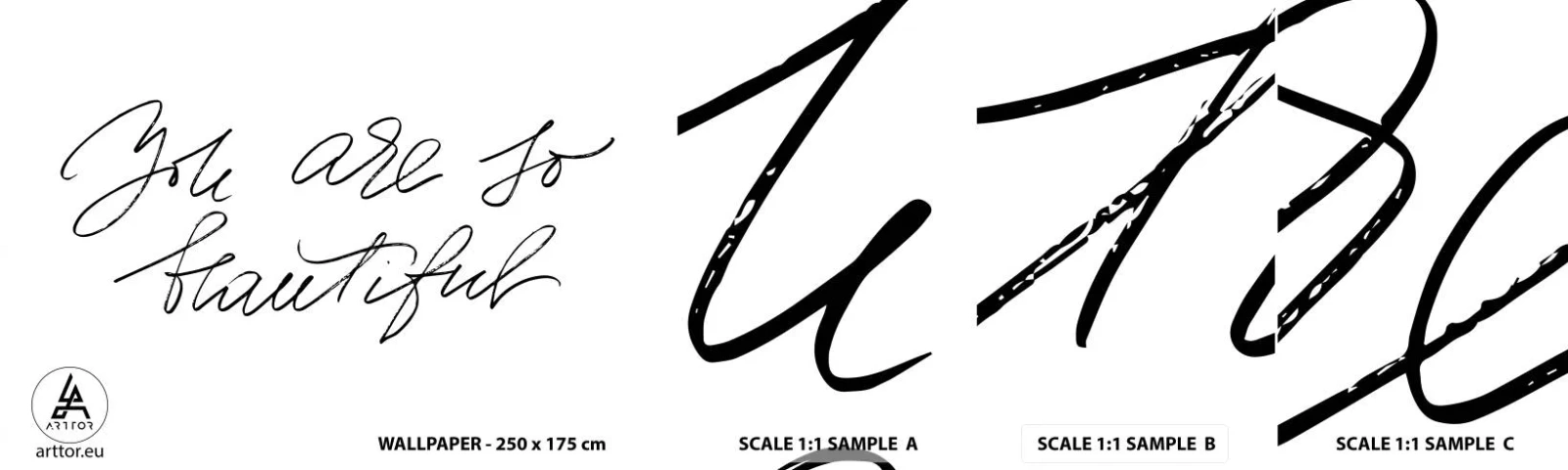 Photo Wallpaper Sample Self-Adhesive Deluxe Sticker - Really, Believe Me... - Typography, Affirmation, Maxim - 100x30 cm